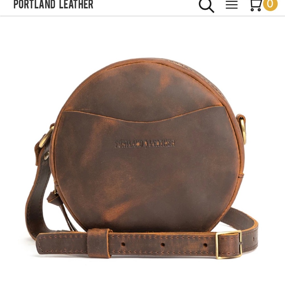 Portland Leather Goods Circle Crossbody